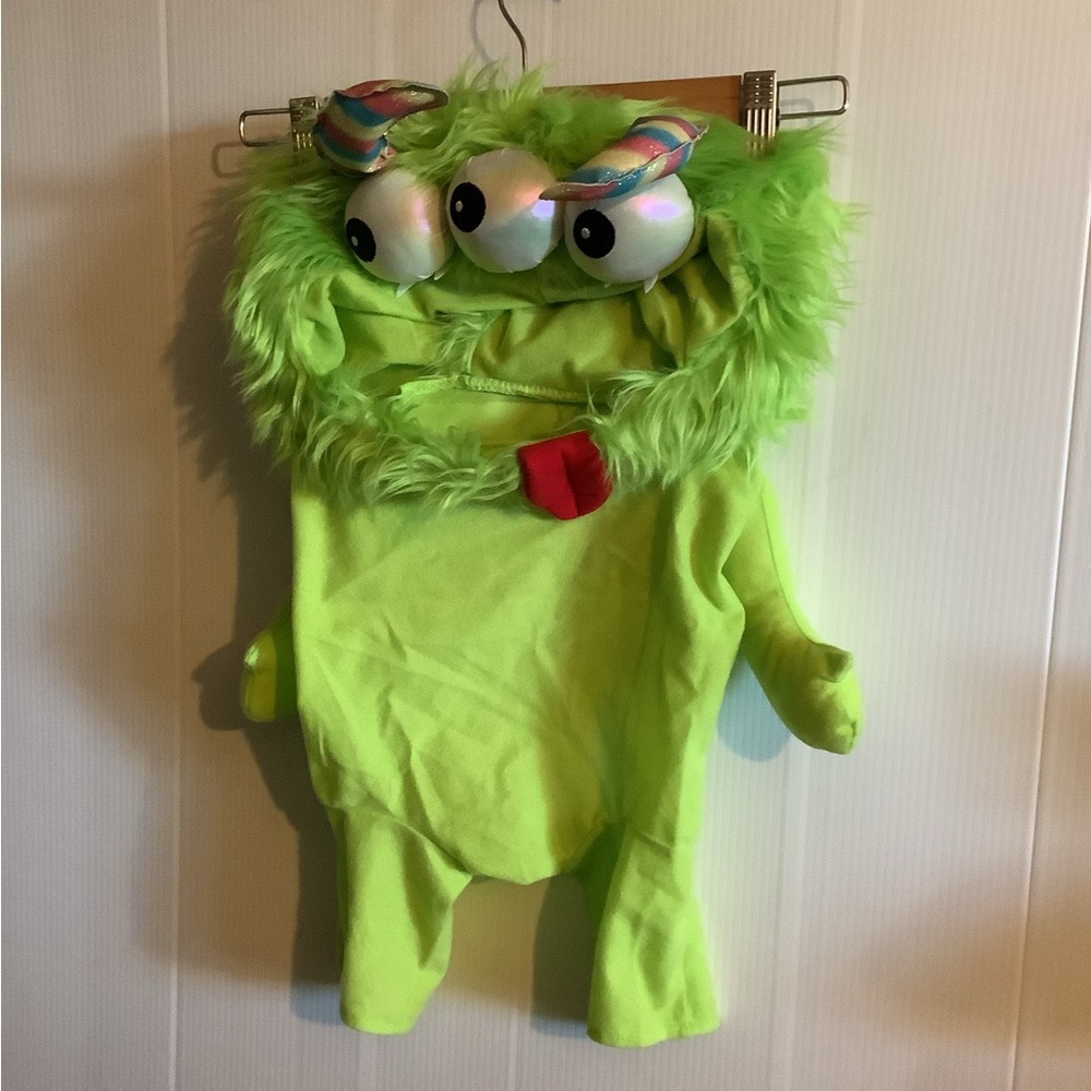 Casual Canine Lime Green Furry Monster Costume